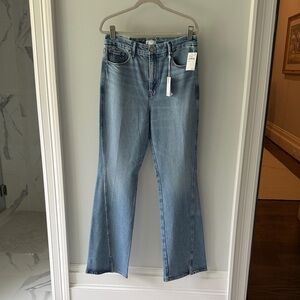 Good American Light Blue Flare Jeans